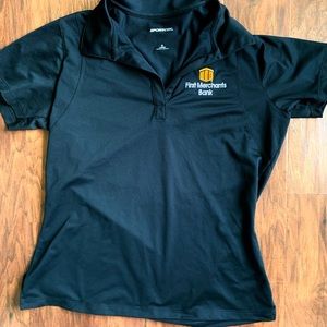 First Merchants Bank Logo Womens Polo Shirt